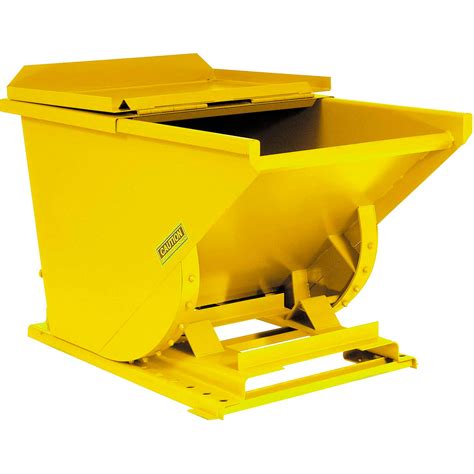 wright self dumping hopper lid